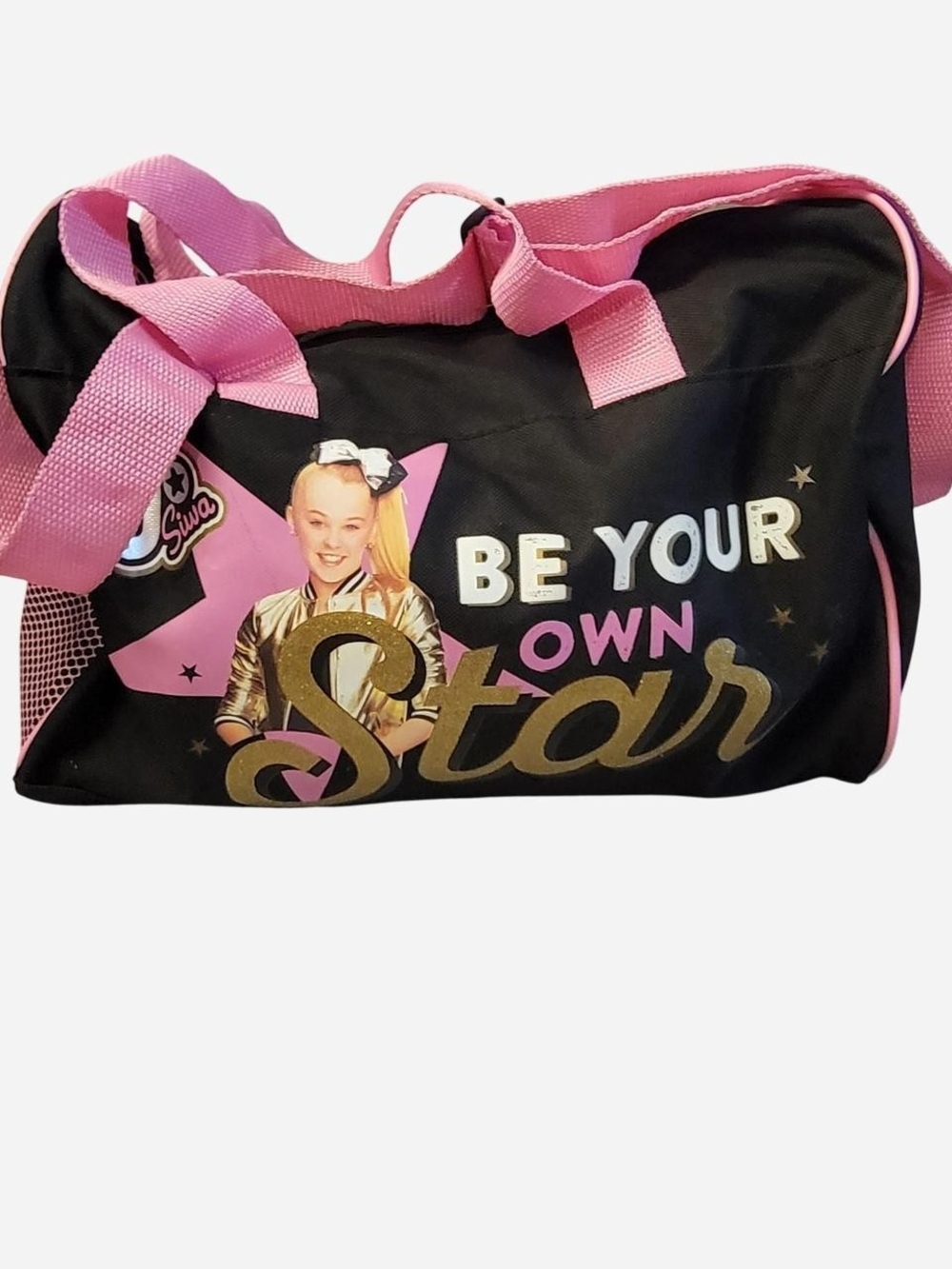 Nickelodeon Black & Pink 'Be Your Own Star' Kids Duffle Bag